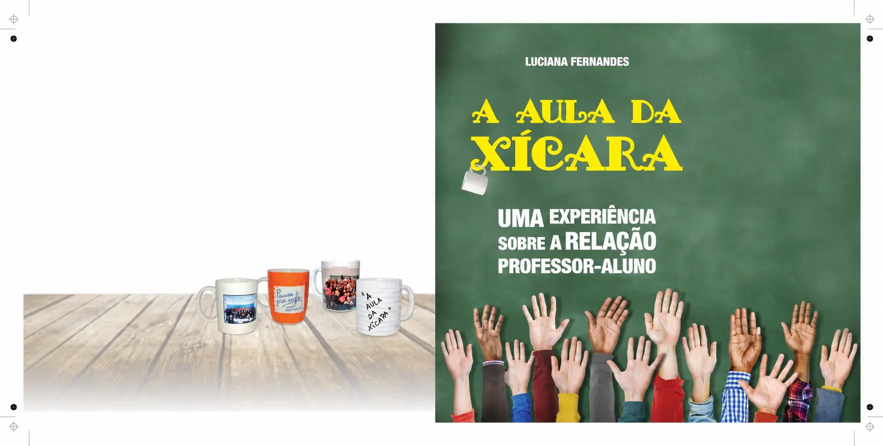 Capa do livro A Aula da Xícara, de Luciana Fernandes